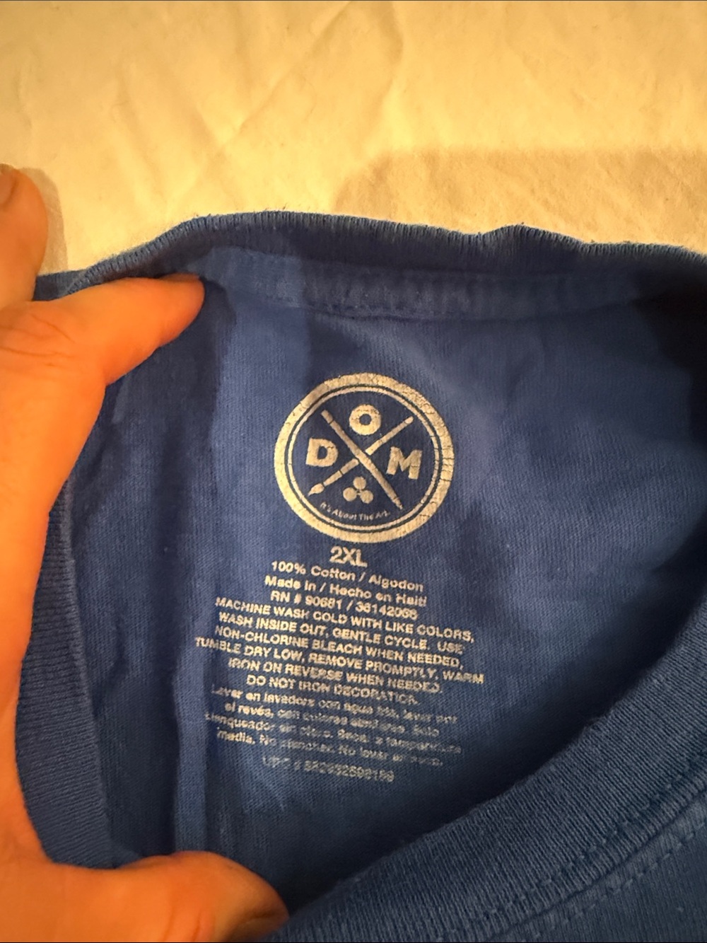 Y'ALL CRAZY Blue Graphic Tee - Men's Casual Shirt - Picture 2 of 3